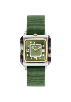Briston Streamliner Kennedy 30mm watch - Green