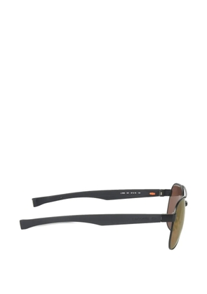 Lacoste double-bridge pilot-frame sunglasses - Black