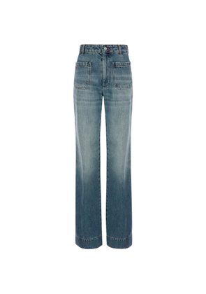 Victoria Beckham Alina patch-pocket jeans - Blue