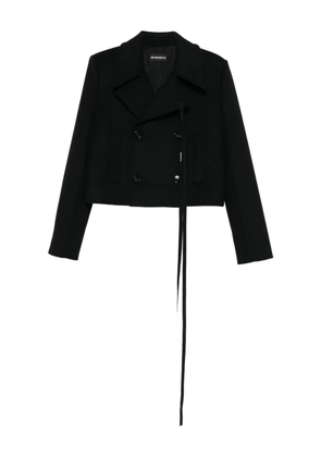 Ann Demeulemeester tie-detail jacket - Black