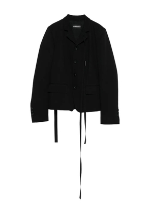 Ann Demeulemeester tie-detail jacket - Black