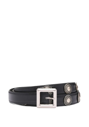 Ann Demeulemeester Reka studs leather belt - Black