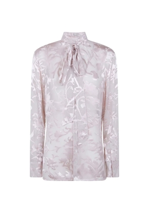 Ann Demeulemeester tie-fastening shirt - Pink