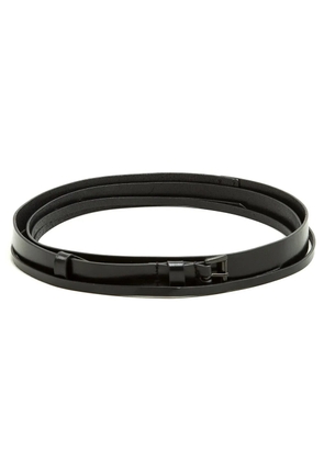 Ann Demeulemeester double wrap belt - Black