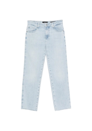 7 For All Mankind Calie raw-cut straight-leg jeans - Blue