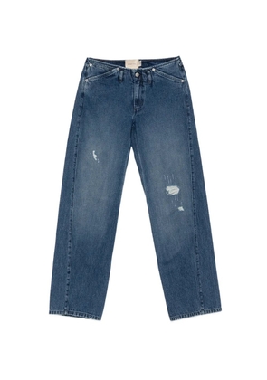 Paloma Wool distressed-details straight-leg jeans - Blue
