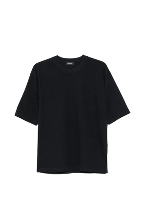 Cenere GB ribbed-trim T-shirt - Blue