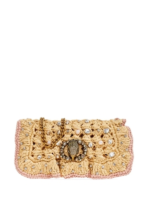 Kurt Geiger London small Chelsea ruffled shoulder bag - Neutrals