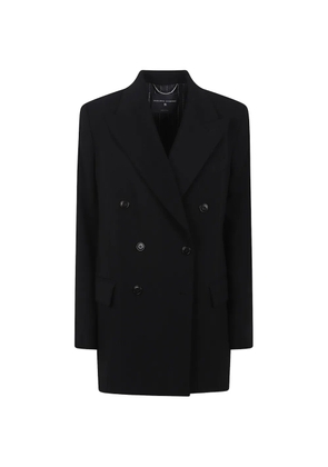 Ermanno Scervino double-breasted peak-lapel jacket - Black