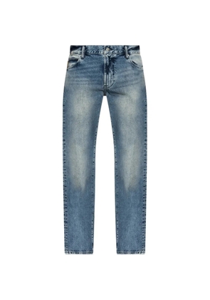 Emporio Armani faded straight-leg jeans - Blue