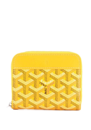 Goyard Pre-Owned Zip Wallet Coated Canvas Compact small wallets - Yellow