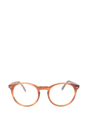 Sociel round-frame glasses - Brown
