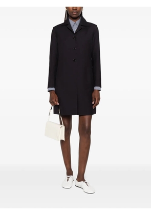 Jil Sander single-breasted buttoned coat - Blue