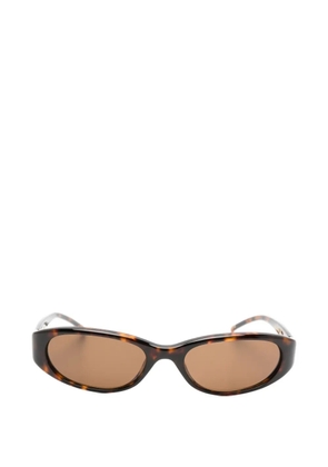 Chimi tortoiseshell-effect rectangle-frame sunglasses - Brown