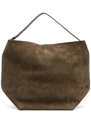 TOTEME suede shoulder bag - Green