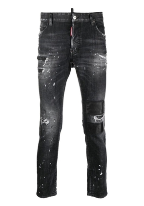 DSQUARED2 Skater distressed-finish jeans - Black