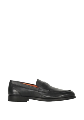 Santoni leather loafers - Black