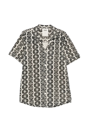 OAS Company Hypnotize Cuba net shirt - Black