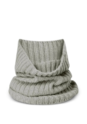 LINNEA LUND ribbed tubular neck warmer - Grey