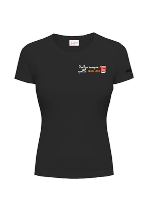 MC2 Saint Barth Esme chest-print T-shirt - Black