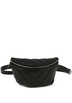 CHANEL Pre-Owned 2020 diamond-quilted belt bag - Black