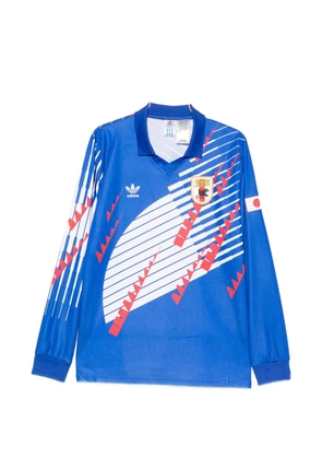 adidas graphic-print long-sleeve T-shirt - Blue