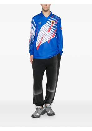 adidas graphic-print long-sleeve T-shirt - Blue