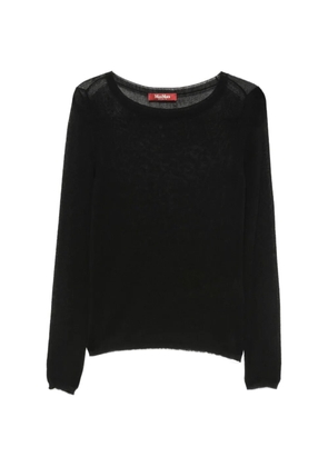 Max Mara Fiorito fine-knit long-sleeve sweater - Black