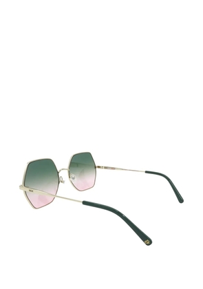 MCM geometric-frame sunglasses - Gold