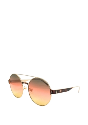 MCM round-frame double-bridge sunglasses - Gold
