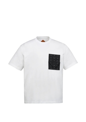 MCM monogram-patch T-shirt - White