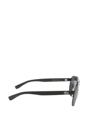 Lacoste double-bridge pilot-frame sunglasses - Black