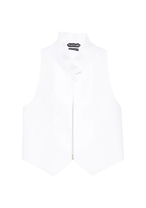 TOM FORD button-detail waistcoat - White