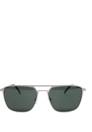 Lacoste double-bridge rectangle-frame sunglasses - Silver