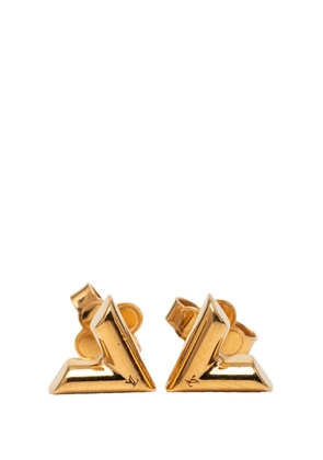 Louis Vuitton Pre-Owned 2021 Gold Plated Essential V Stud Earrings costume earrings