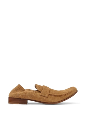 MM6 Maison Margiela suede loafers - Neutrals