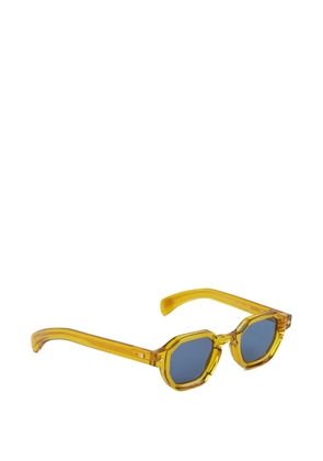 Sato Eyewear Almach geometric-frame sunglasses - Yellow