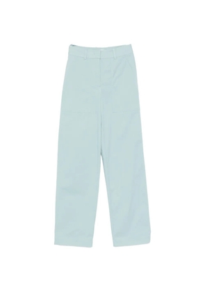 JOSEPH Jaber patch-pocket straight-leg trousers - Blue