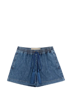 Valentino Garavani denim chambray shorts - Blue