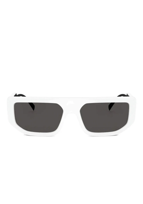 Dolce & Gabbana Eyewear logo-detail sunglasses - White