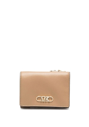 Michael Michael Kors leather trifold wallet - Brown