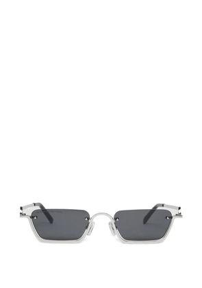 Manière De Voir Kai rectangle-frame sunglasses - Silver