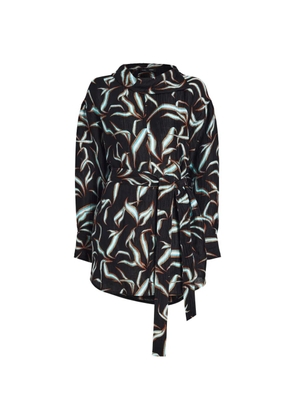 Proenza Schouler Lalia printed mini dress - Black