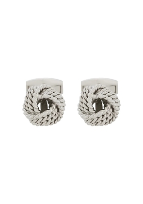 Tateossian rope knot cufflinks - Silver