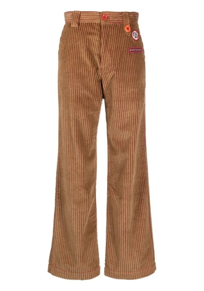 CORMIO high-waisted corduroy trousers - Brown