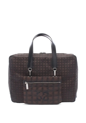 CHANEL Pre-Owned 2004-2005 New Travel Line Nylon Briefcase business bag - Brown