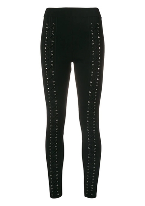 Philipp Plein String leggings - Black