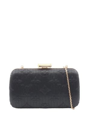 Louis Vuitton Pre-Owned 2008 Monogram Satin Motard Minaudiere clutch bag - Black