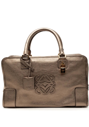 Loewe Pre-Owned 2011 Metallic Goatskin Amazona 36 handbag - Gold
