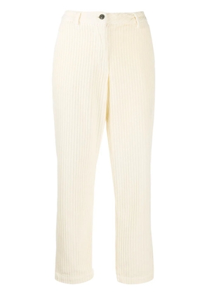 Woolrich cropped corduroy trousers - Neutrals